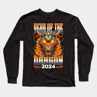 Chinese New Year 2024 Year of The Dragon Long Sleeve T-Shirt